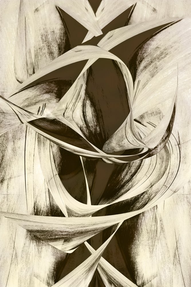 Dynamischer Abstrakter Fluss von Christina Sillen