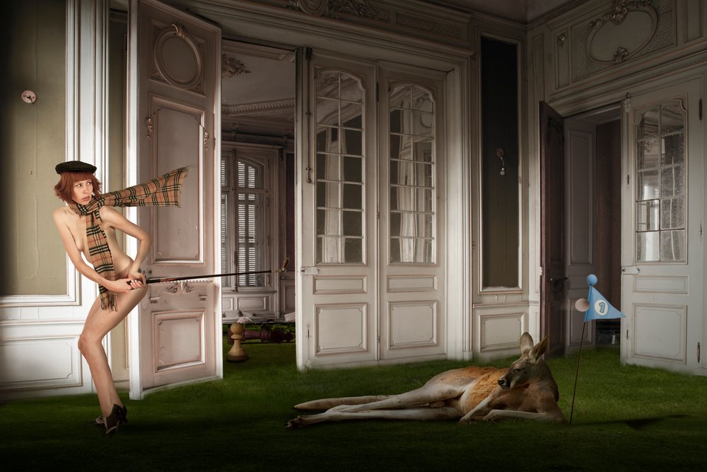 Elegantes Surreales Golf von Christine von Diepenbroek
