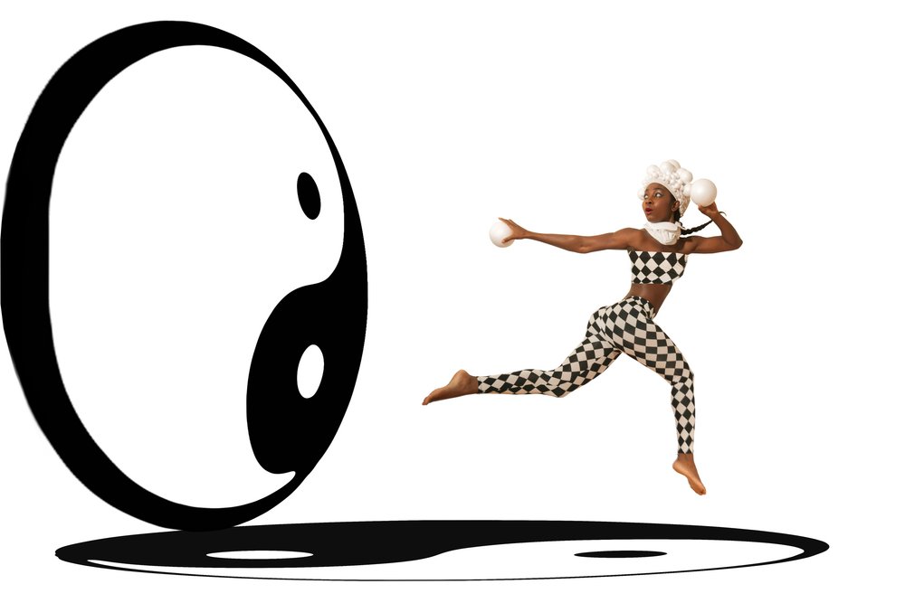 Harlekin Yin Yang Balance von Christine von Diepenbroek