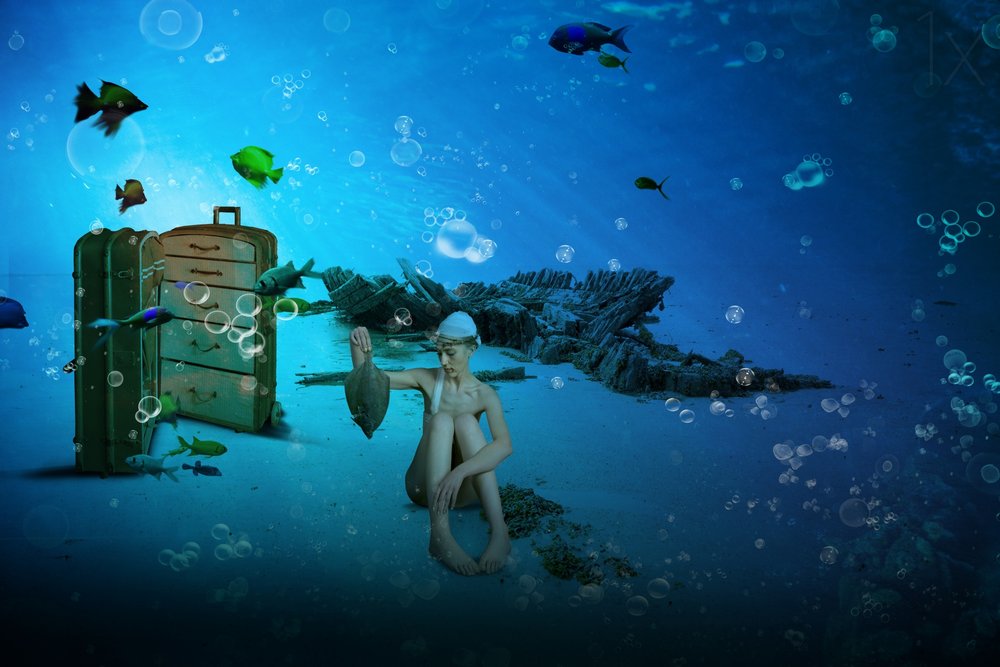 Unterwasser-Traumlandschaft von Christine von Diepenbroek