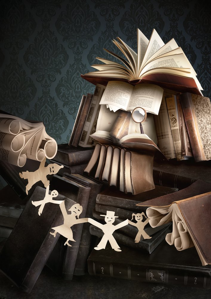 Buchwelt der Papiermenschen von Christophe Kiciak