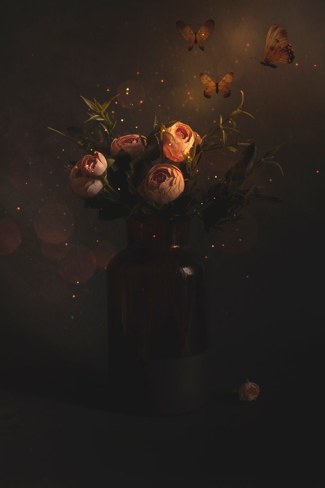 Magische Blumen-Schmetterlinge von Cicek Kiral