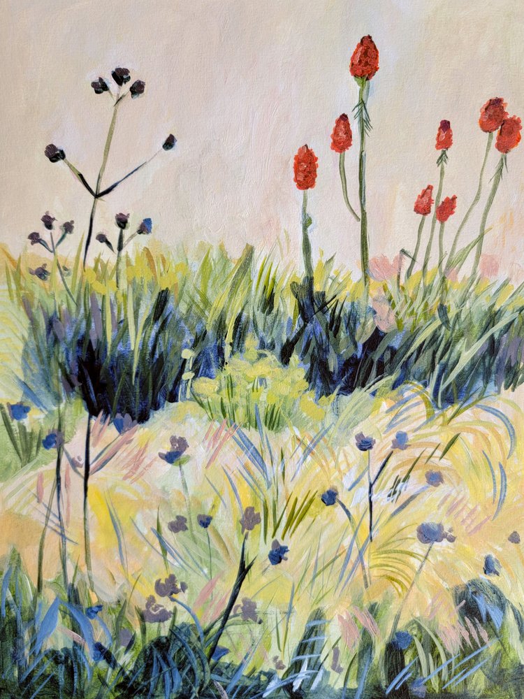 Bunte Sommerwildblumen von Claire Whitehead