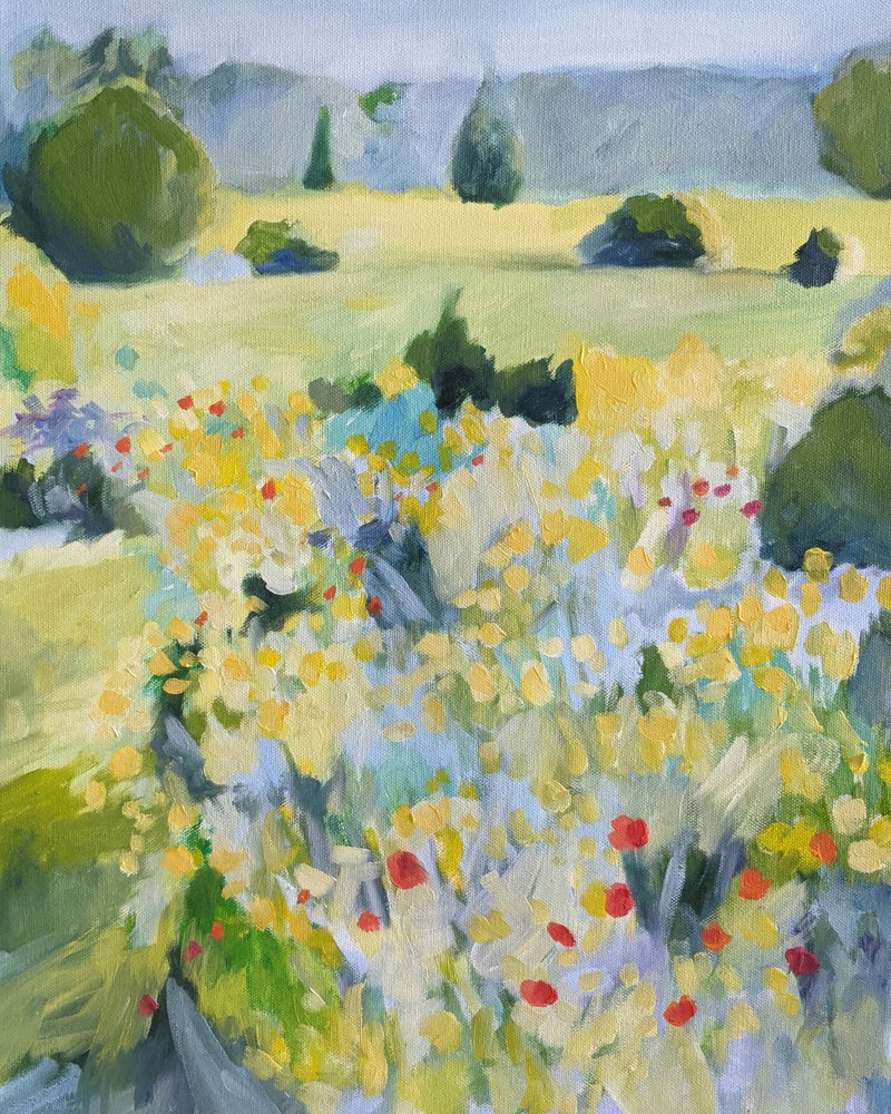 Friedlicher Sommergarten von Claire Whitehead