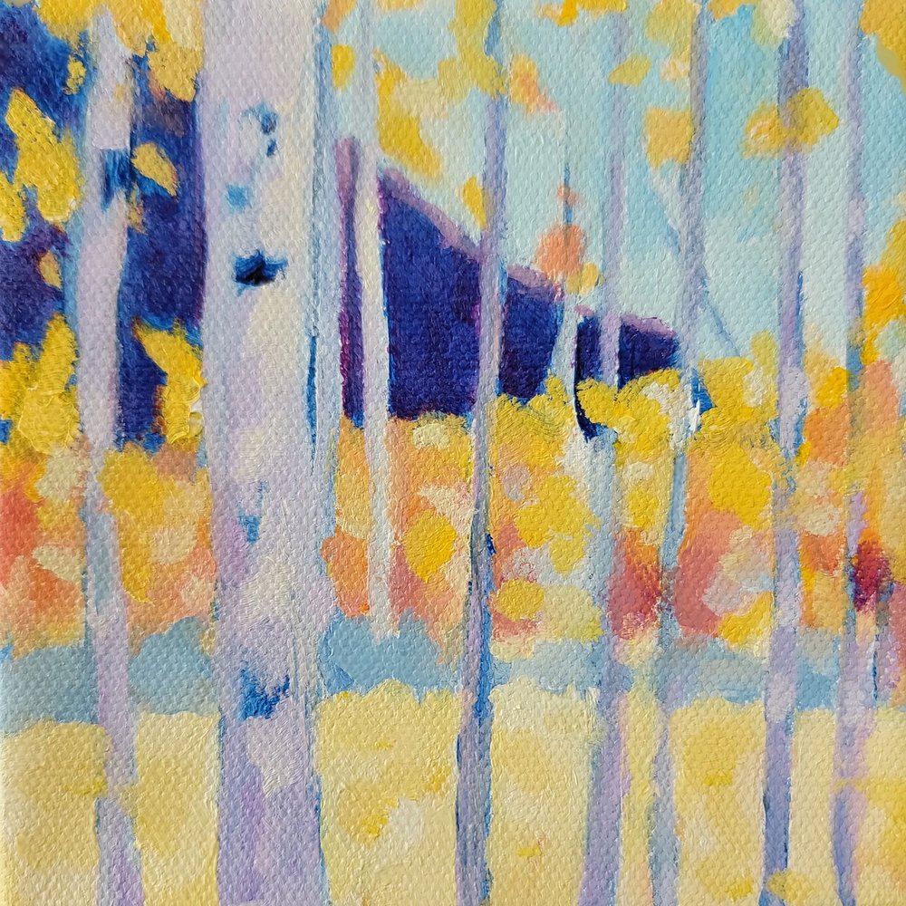 Lebendiger Herbstwald von Claire Whitehead