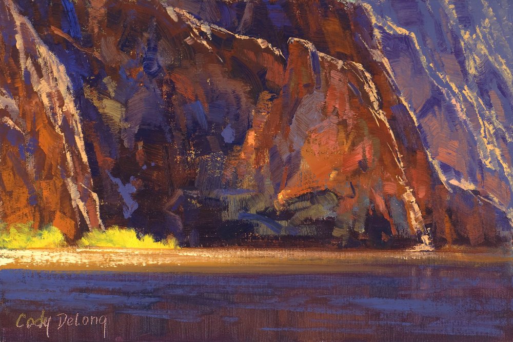 Sonnenuntergangs-Canyon-Glühen von Cody DeLong