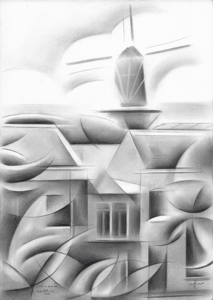 Beschattete urbane Geometrie von Corné Akkers