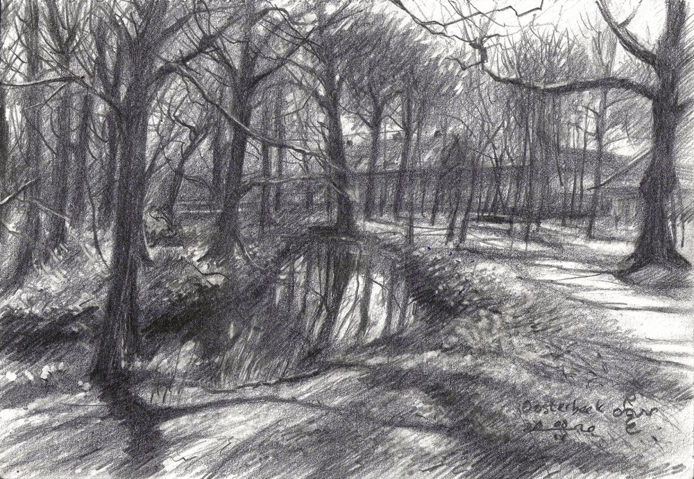 Winterlicher Waldstrom von Corné Akkers