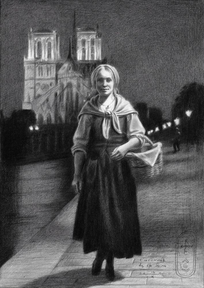Frau Notre Dame Nacht von Corné Akkers