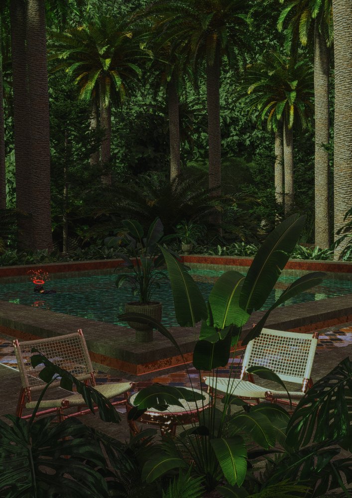 Tropische Pool-Oase von CosmoZach