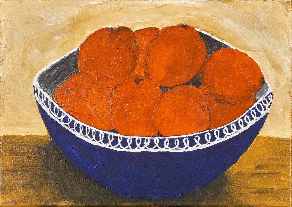 Rustikales oranges Stillleben von Dale Hefer & Family