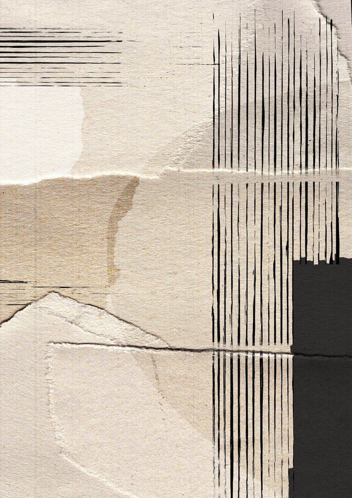 Papierabstrakt von Dan Hobday