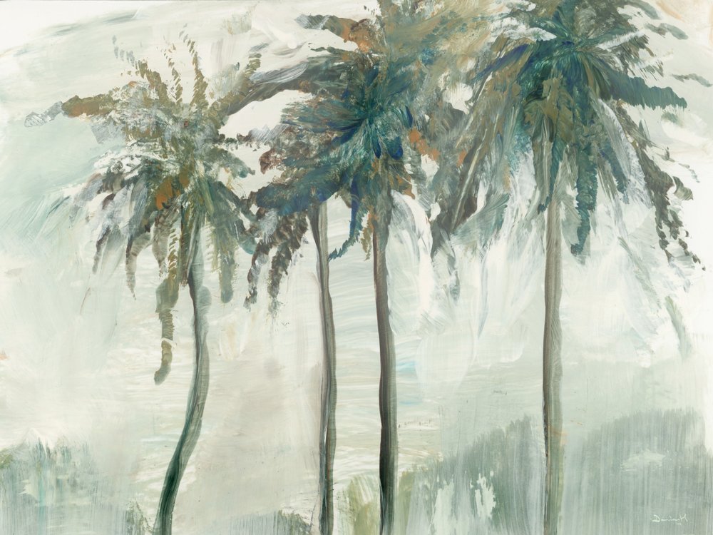 Vom Wind verwehte Palmen von Dan Hobday