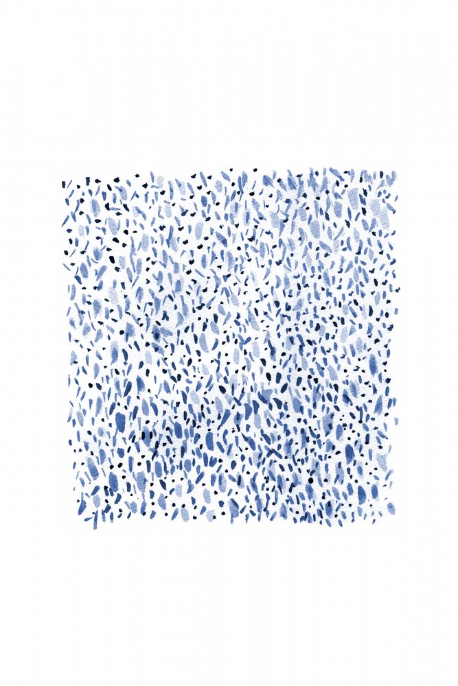 Indigo Sprenkelmuster von Danushka Abeygoda