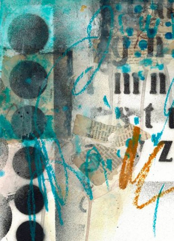 Abstrakte Graffiti-Schichten von Deb Chaney