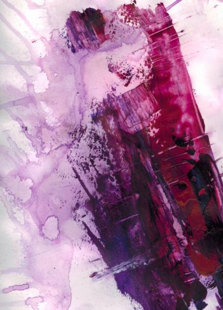 Abstrakte Magenta-Bewegung von Deb Chaney