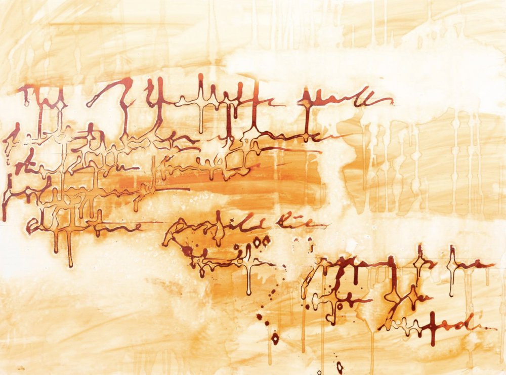 Abstrakte Warme Schrift von Deb Chaney