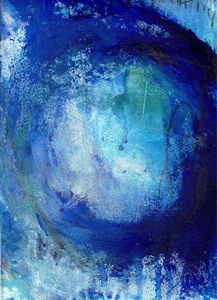 Tiefblauer Wirbel von Deb Chaney