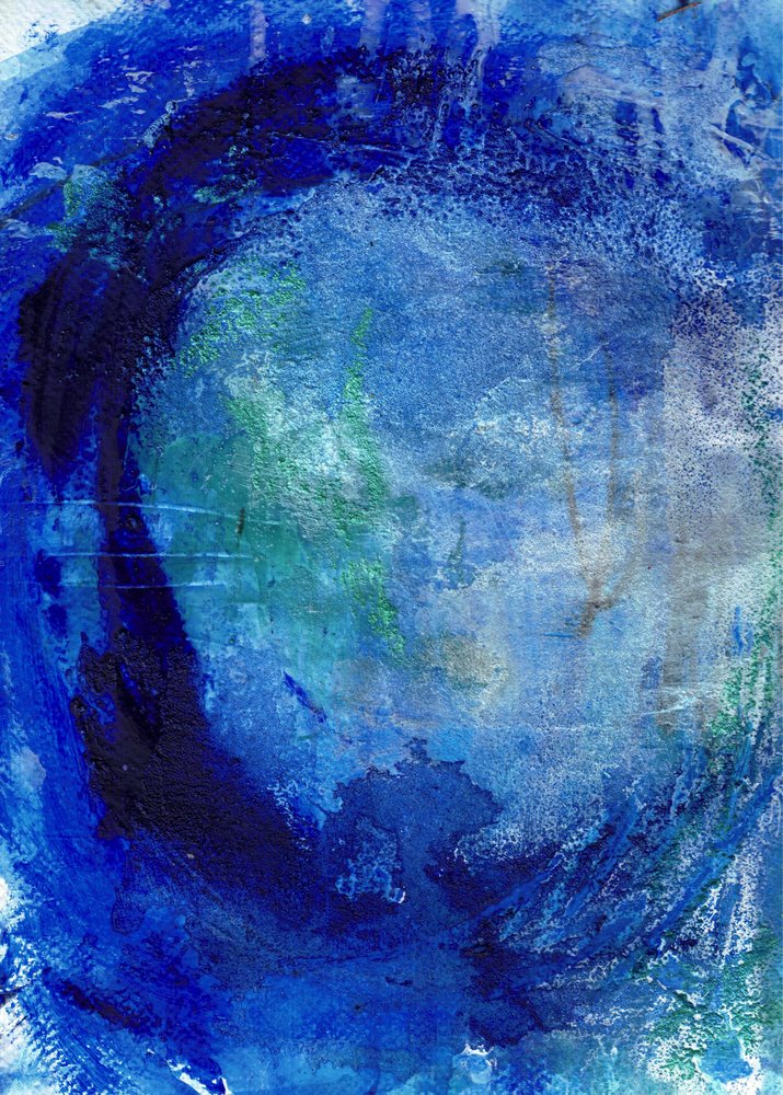 Flüssige Blaue Tiefen von Deb Chaney