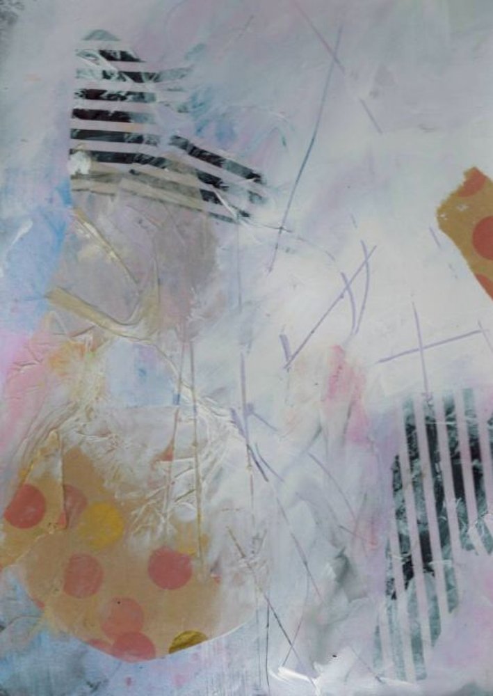 Pastellstreifen und Punkte von Deb Chaney
