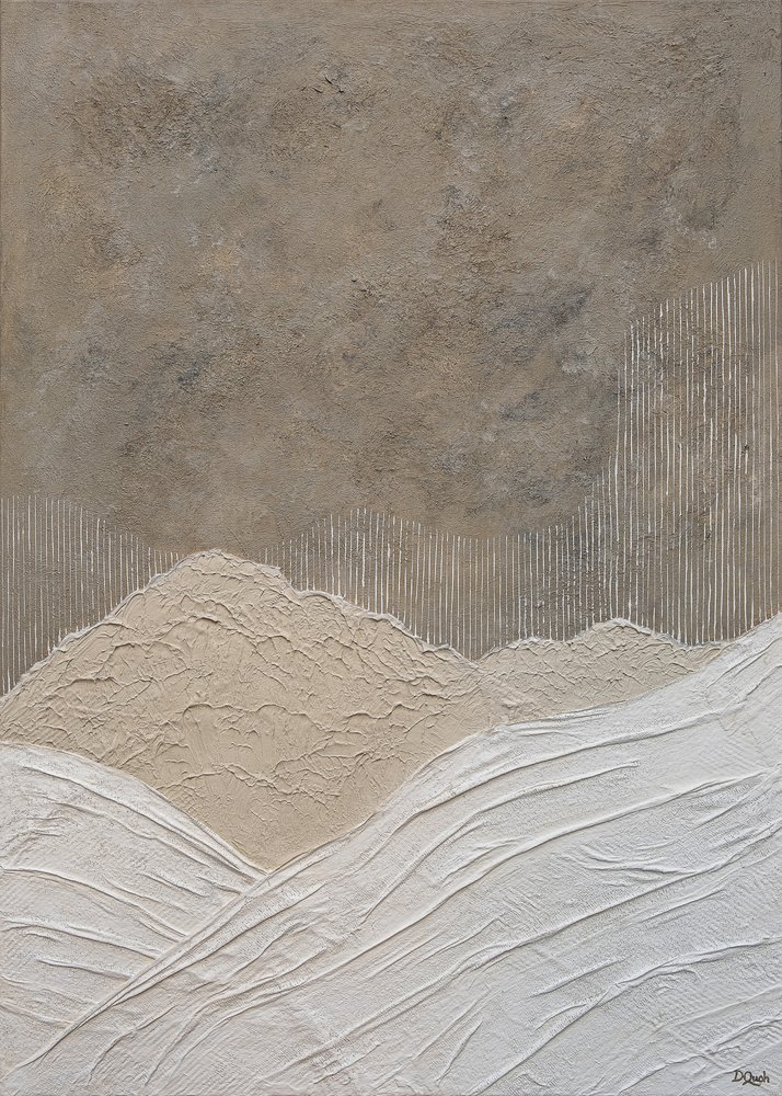 Texturierte Berglandschaft von Denise Quah