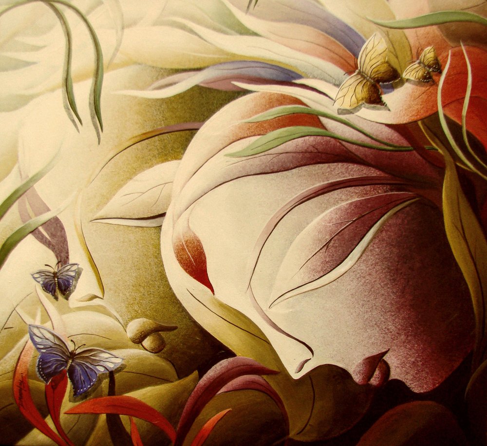 Träumende Gesichter der Natur von Dhananjoy Mukherjee