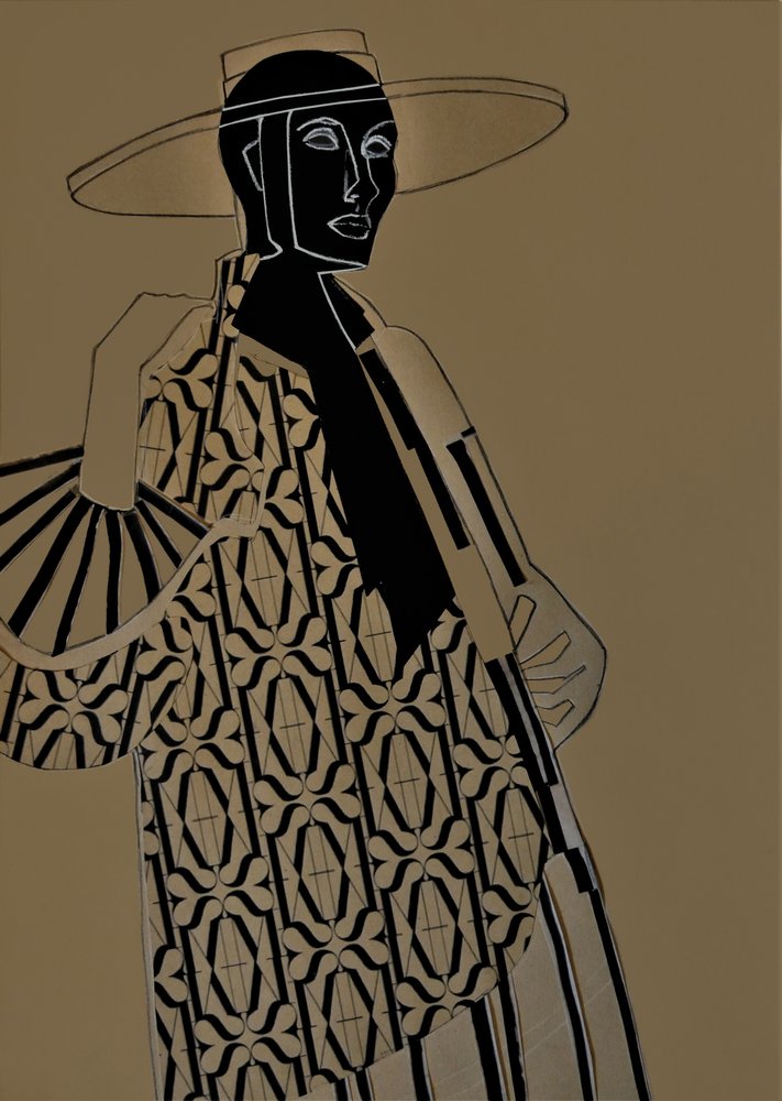 Art Deco Modefrau von Doris Schmitz