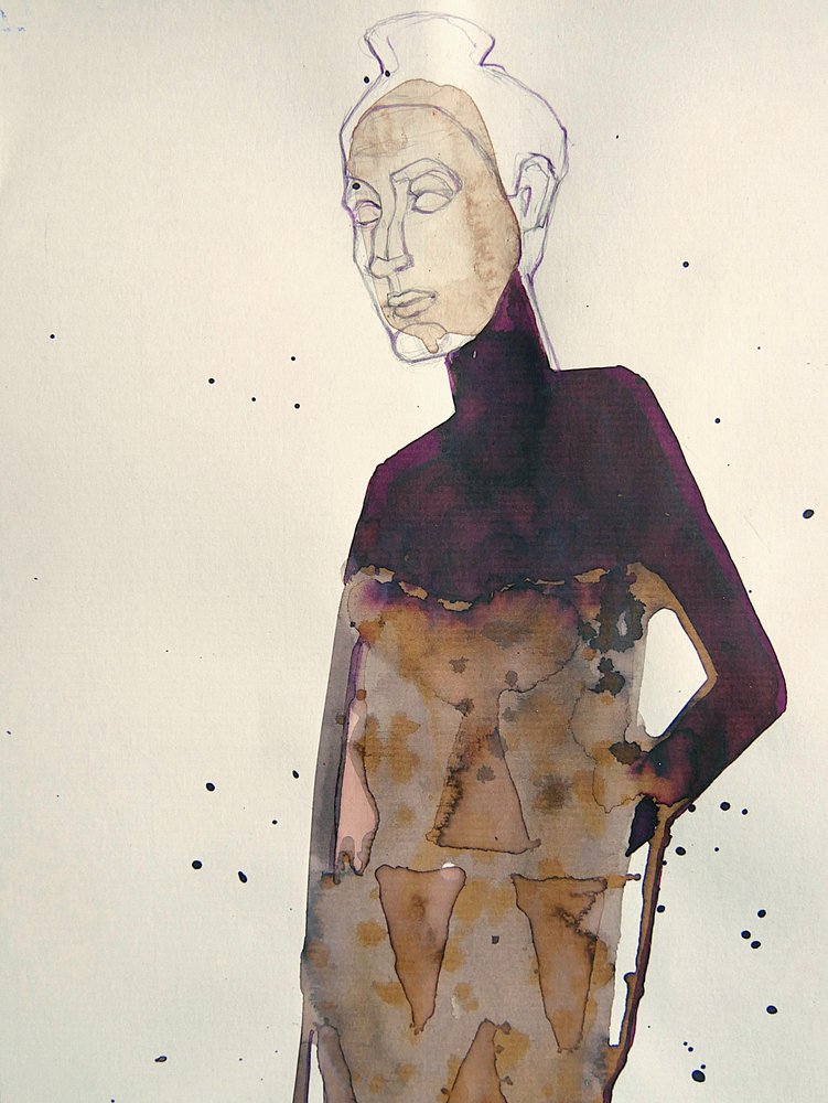 Elegante Modefigur von Doris Schmitz