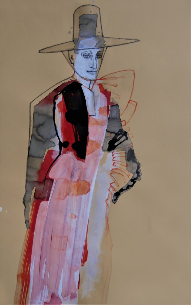 Elegante Modefigur von Doris Schmitz