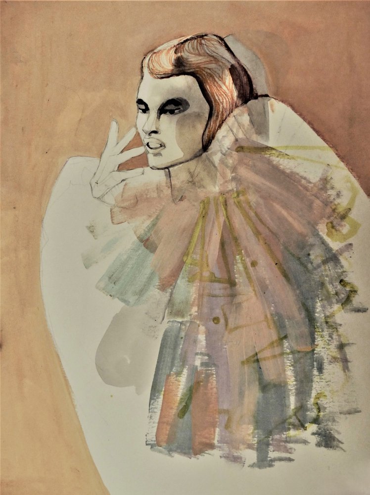 Elegantes Modeporträt von Doris Schmitz