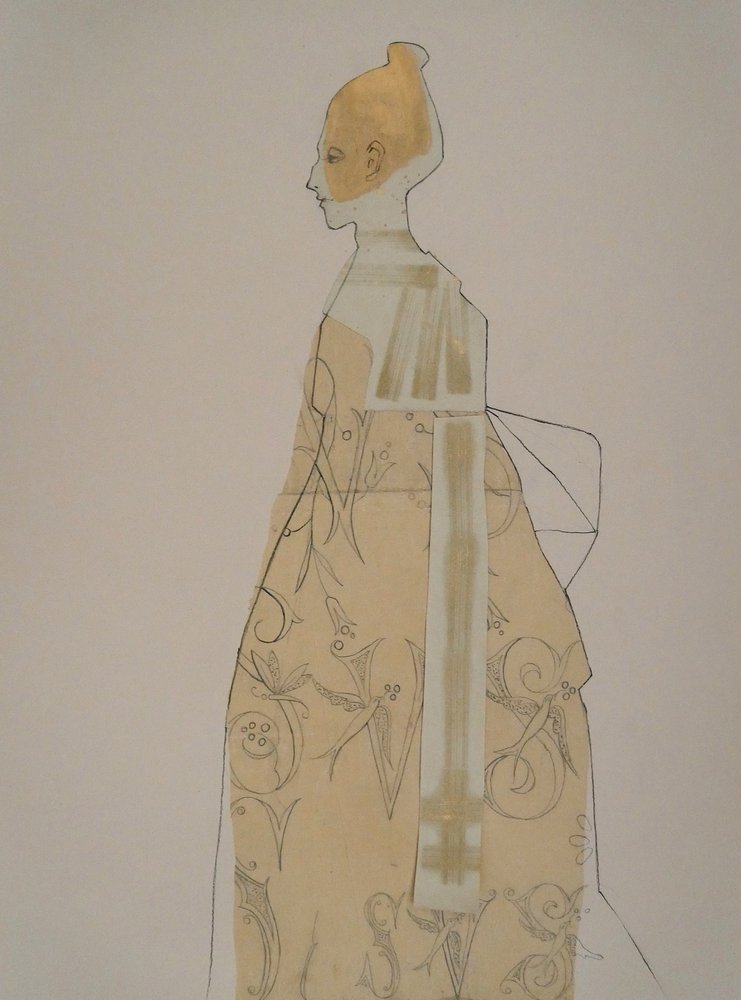 Goldenes Kimono-Profil von Doris Schmitz