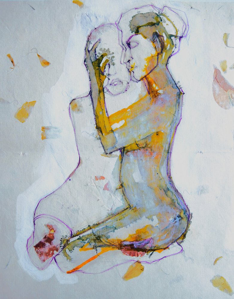 Intime goldene Umarmung von Doris Schmitz