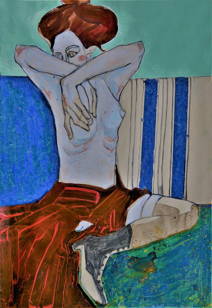 Hommage an Egon Schiele von Doris Schmitz