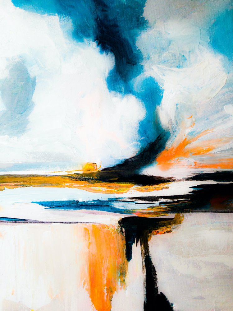 Lebhafter Abstrakter Horizont von Ejaaz Haniff