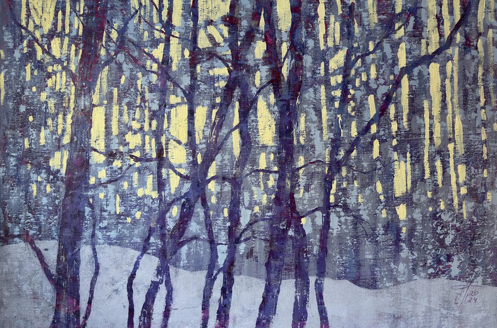 Winterwaldlicht von Ekaterina Prisich