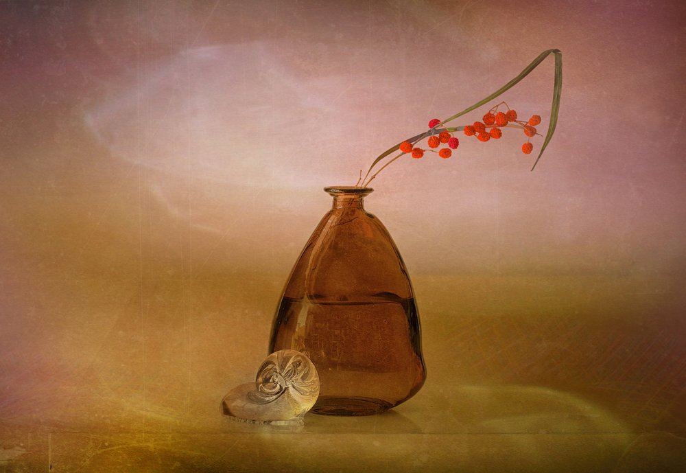 Herbstbeeren Vase von Elena Arjona