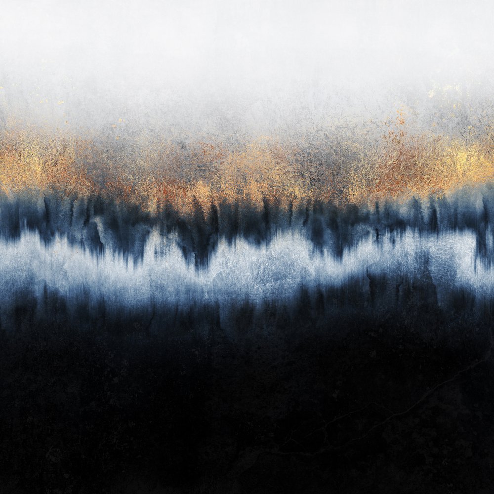 Goldener Indigo Fluss von Elisabeth Fredriksson