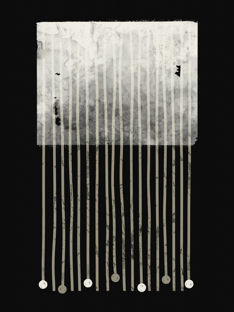 Minimalistische Monochrome Linien von Ema Paraschiv