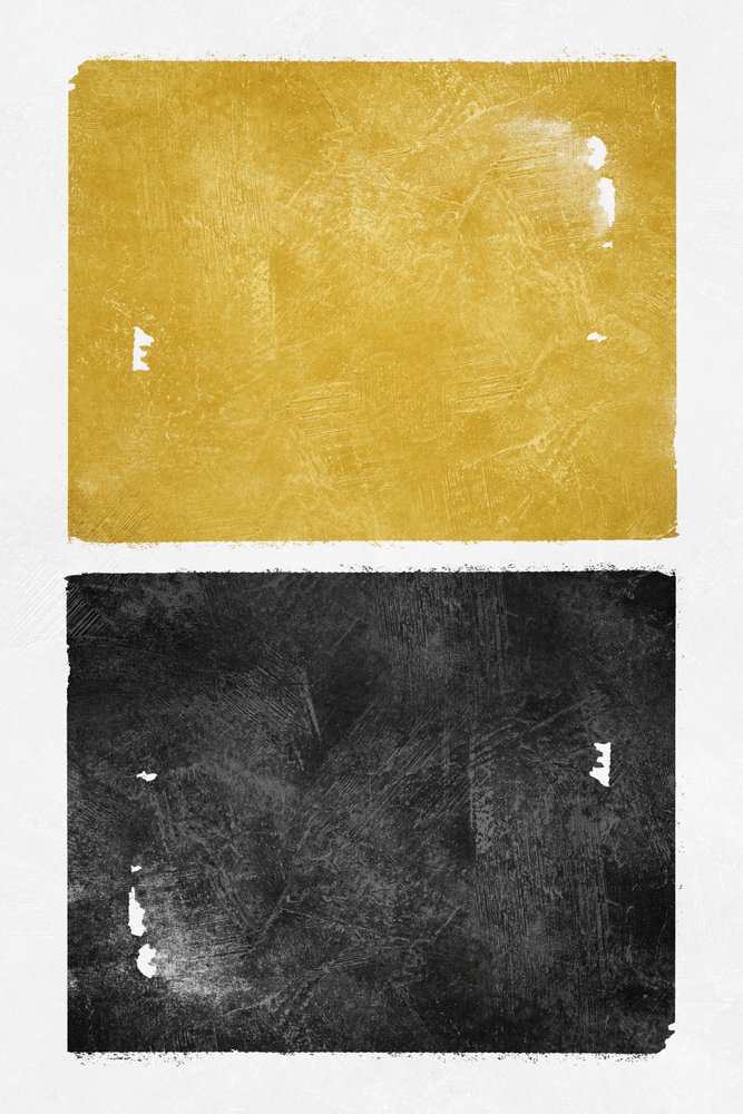 Moderne Gold-Schwarz-Blöcke von Ema Paraschiv
