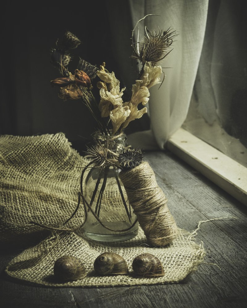 Stimmungsvolles Herbst-Stillleben von Enrico Sottocorna