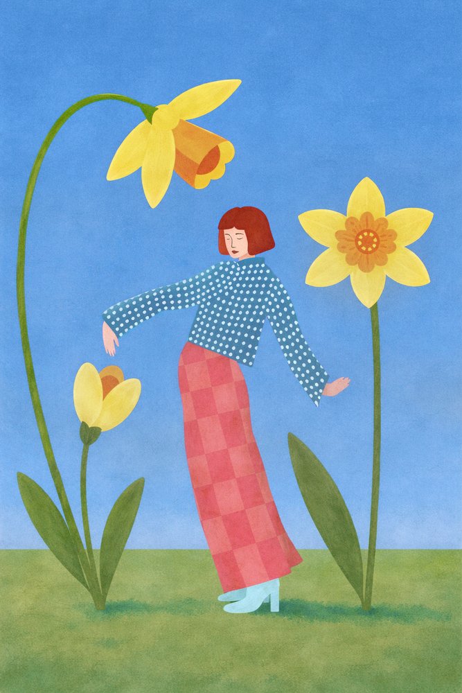 Frühlings-Narzissen-Tanz von Essa Van Reis