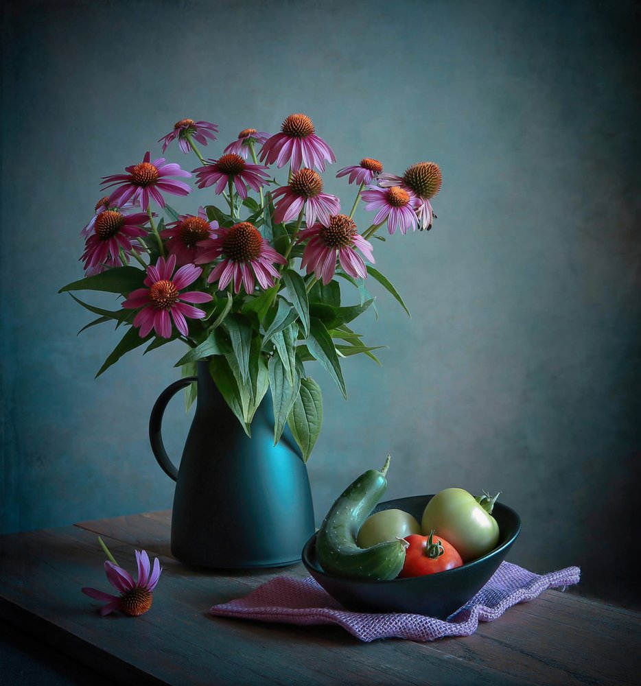 Echinacea und Ernte von Fangping Zhou