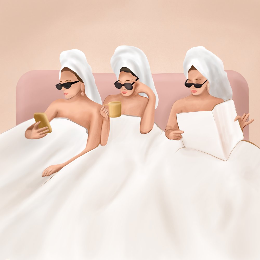 Freunde Spa-Tag von Flow Line