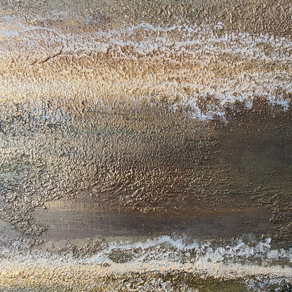 Goldene Erd-Textur von Gabriela Aleksandra Szuba