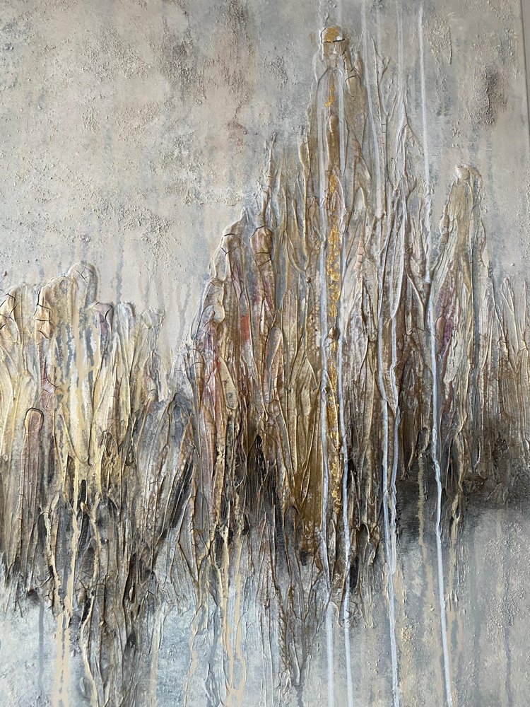 Texturierte Goldberge von Gabriela Aleksandra Szuba