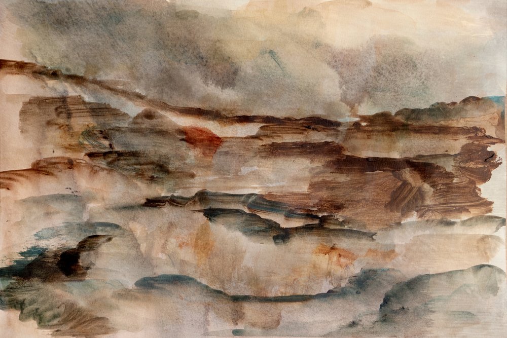 Stürmische Erdlandschaft von Gemma Bardot
