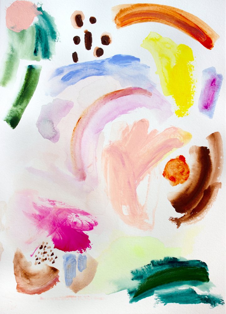 Lebendige abstrakte Striche von Gemma Bardot