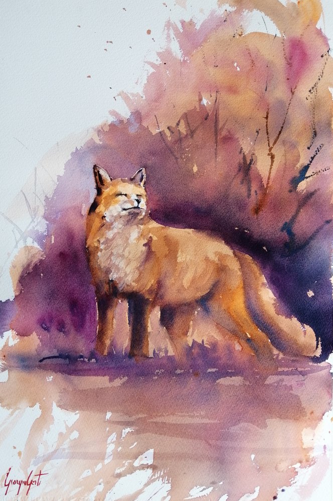 Gelassener Waldfuchs von Giorgio Gosti