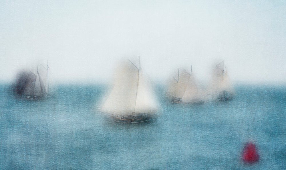 Träumende Segelboote von Greetje van Son