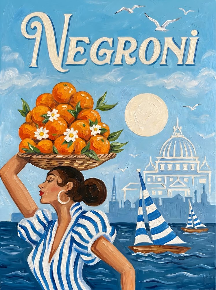 Mediterraner Negroni-Sommer von HUGO
